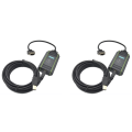 2X USB Programming Cable for S7-200/300/400 PLC RS485 Profibus MPI Communication Replace. 