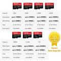 SanDisk Extreme Pro Micro SD Card microSDXC UHS-I U3 V30 4K Memory Card for OSMO Action Camera GoPro Insta360 Trans Flash Card. 
