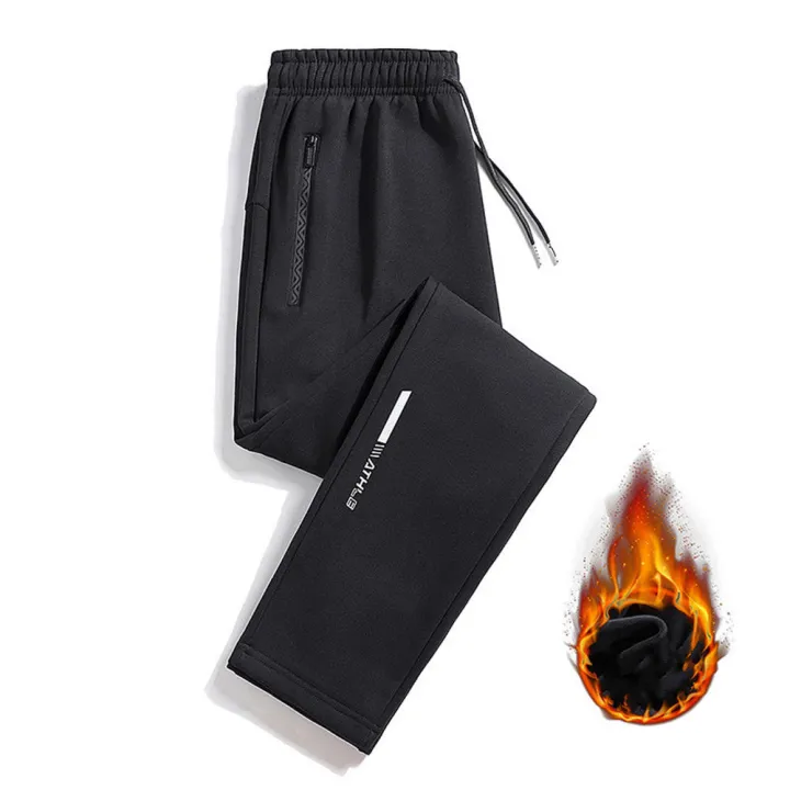 Fleece%20Thickened%20Down%20Pants%20Pants%20Joggers%20Solid%20color%20Men%20Clothing%20Drawstring%20Thickened%20Casual%20Fleece%20Trousers%20for%20Winter%20autumn%20Men%20Sport%20Casual%20-%20Image%207