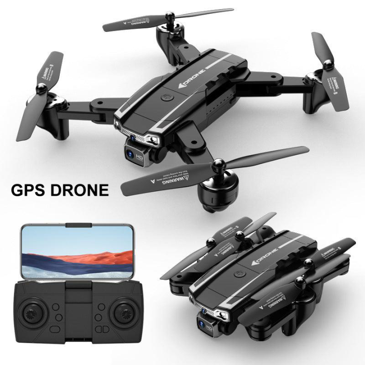 A5S GPS Drone 8K HD Dual Smart Aerial Camera With GPS Headless mode Altitude Hold Mode 3D View Mode