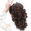Curls Synthetic Clip In Ponytail Hair Extension Heat Resistant Pony Tail Fake Hair Ponytail Hairpiece. 