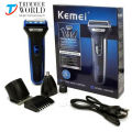 Kemei KM-6330 3 in 1 Professional Hair Trimmer Super Grooming Kit Shaver Clipper Nose Trimmer by Trimmer World. 