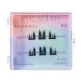 Bqi Glue-Free False Eyelash Experience Pack Unremovable Single Cluster Grafting Recyclable Glue-Free Travel Small Box Trial Eyelash.
