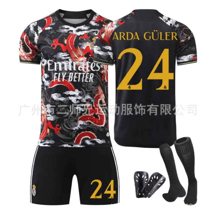 Football%20form%202425%20red%20and%20bla%20dragon%20pattern%20ersion%20children's%20training%20adult%20suit%20sports%20team%20form%20group%20bu%20men's%20and%20women's%20jerse%20-%20Image%205