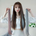 60cm Hair Extension Clip In Hairpiece Long Straight Hanging Ear Wig Clip Synthetic Hair Extensions Accessories Hairpiece Hairpin. 