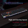 USB Wired 104 Keys Gaming Mechanical Keyboard With No Delay In Key Press And Colorful Backlight. 