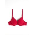 Red Colour Soft Foam Bra For Women -01 Piece.