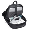 Bange BG-1922 16 inch Men Oxford Fabric Waterproof Backpack with USB Port(Black). 
