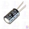 2Pcs Electrolytic Capacitor 22uF 450V Radial Polarized Aluminum Electrolytic Capacitors.