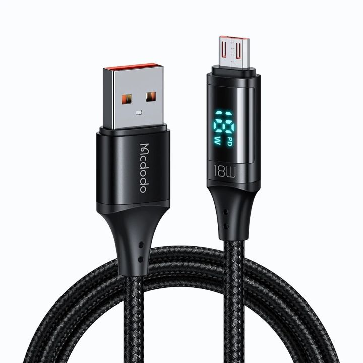 Mcdodo%2018W%20Micro%20USB%20Cable%20For%20Huawei%20Samsung%20Xiaomi%20OPPO%20QC4.0%20VOOC%20AFC%20FCP%203A%20Fast%20Charging%20Android%20Digital%20Display%20Data%20Cord%20-%20Image%207