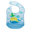 Silicone Baby Bibs With Soft Plastic Tray Detachable.
