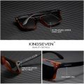 KINGSEVEN Brand Square Retro TR90 Polarized Sunglasses Women Men Carbon Fiber Pattern Design Outdoor Sports Eyewear.