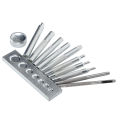 Snap Button Punch Base Set Metal DIY Leather Setting Tool Hole Install.