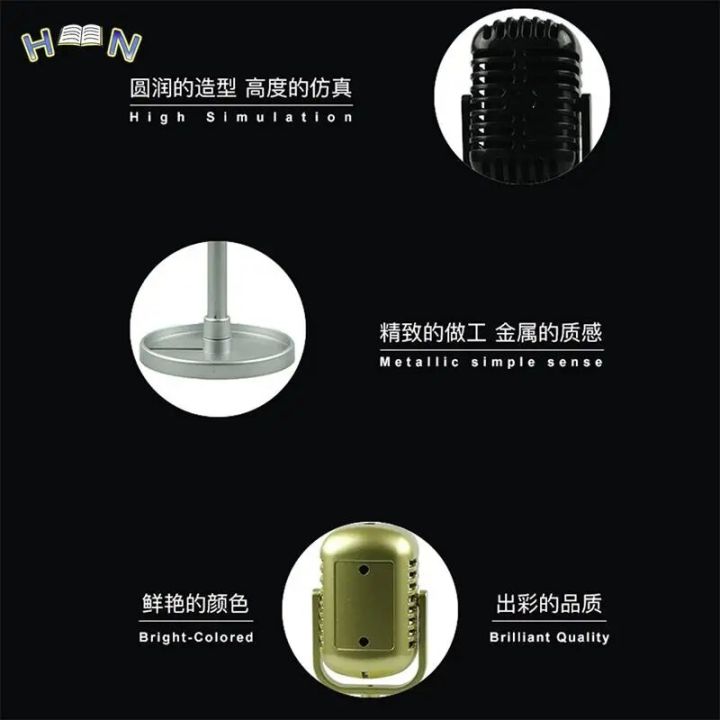 (Not%20a%20real%20microphone)%20Classic%20Retro%20Dynamic%20Vocal%20Microphone%20Vintage%20Style%20Mic%20Universal%20Stand%20Model%20Simulated%20microphone%20-%20Image%204
