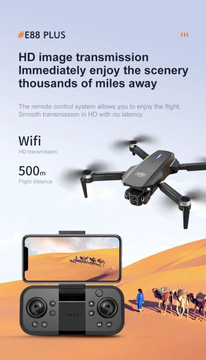 FLH%20F88%20EVO%20Remote%20Rotate%20Camera%20Duel%20Battery%20Drone%20-%20Image%207