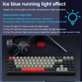 REDRAGON K688 USB Mini Mechanical Gaming Keyboard Blue Red Switch 78 Keys Wired Gamer for Computer PC Laptop.