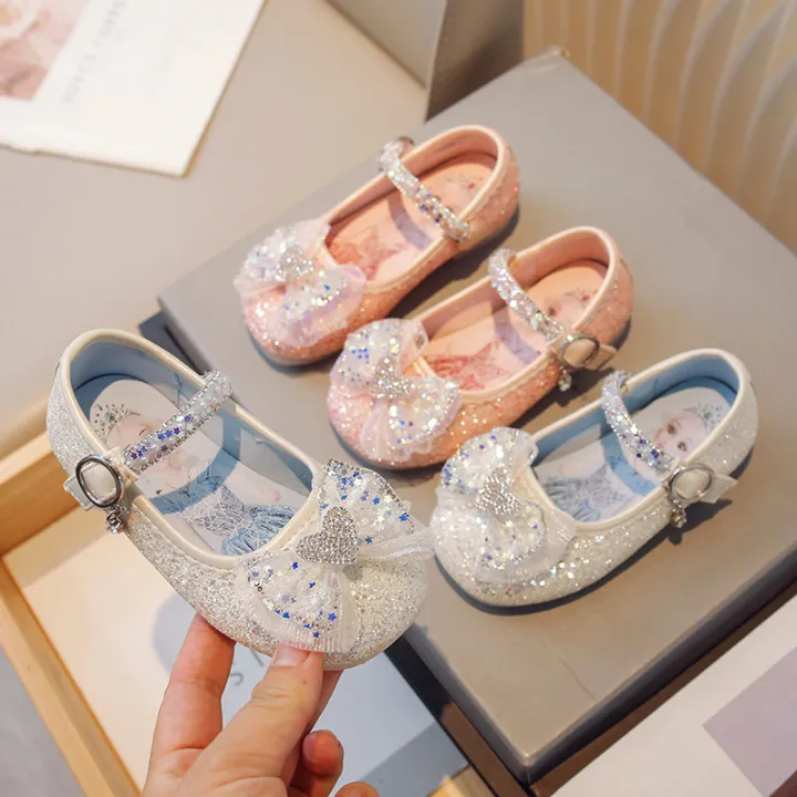 Girls%20Aisha%20Princess%20Shoes%202024%20Spring%20New%20Kids%20Bow%20Slippers%20Medium%20and%20Big%20Kids%20Soft%20Sole%20Fashion%20Flat%20Shoes%20-%20Image%202