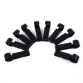 Durable 10pcs Headlamp Safety cap Head light Set Lightweight Helmet clips. 