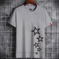 Pink &White Fashionable Tops Ladies Short Sleeve Casual Girls Print New T-Shirt For Women - T Shirt For Women.
