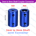 3mm to 8mm Shaft Joint Coupler Connector 3-8mm Clamp Universal Joint Stepper Motor Coupler For CNC 3D Printer Parts Gadget PCB.