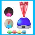 Colorful Projection Clock Star Sky Night Light.