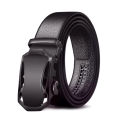 black artificial leather auto gear belt.