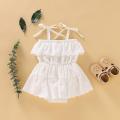NYT Newborn Infant Baby Girl Sleeveless Solid Lace Dress Romper Clothes Outfits. 