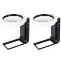 Magnifying-2 x magnifying glass-. 