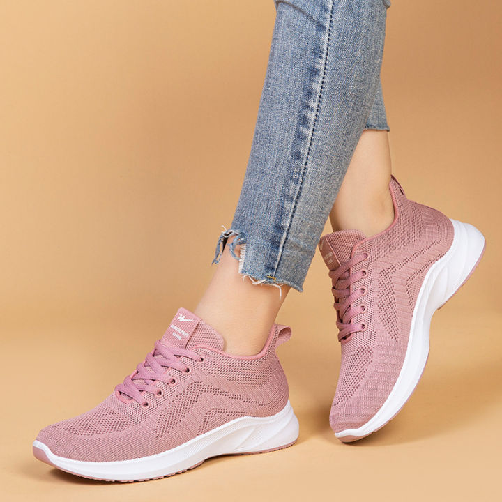 Sneakers%20Women's%202023%20Spring%20Fly%20Weaving%20Fashion%20Casual%20Trendy%20Shoes%20Breathable%20Outdoor%20Running%20Shoes%20Low%20Top%20Mesh%20Women's%20Shoes%20-%20Image%202