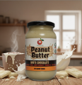 Organic Peanut Butter Spread – Vegan, Cholesterol-Free, No Added Sugar – Glass Jar– 200g/400g.