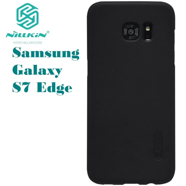 Samsung%20Galaxy%20S7%20Edge%20Nillkin%20Super%20Frosted%20Shield%20Hard%20PC%20Back%20Cover%20Matte%20Hard%20Case%20with%20Salient%20Dot%20Design%20-%20Image%203
