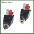 aiqinhaimaoyi Speaker Wire A/V Cable to Audio Male Famale RCA Connector Press Plug Terminal. 