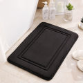 Cross-border square frame, paper clip, memory foam, thickened door mat, bathroom anti-slip mat, kitchen, bathroom, toilet mat. 