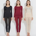 Seamless Elastic Thermal Inner Wear Thermal Underwear (Top & Bottom) For Woman. 