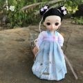 【The road to happiness Store】New 16cm BJD Doll with Movable Joints Chinese Style 3D Eyes Beautiful Dolls and Clothes Dress Up Dolls For Girls. 