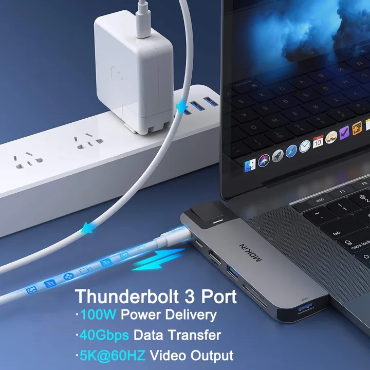 MacBook%20Pro%20USB%20Adapter,%20USB%20C%20Multiport%20Adapter%20Hub%20Mac%20Dongle%20for%20MacBook%20Pro/Air%20with%204K%20HDMI%20Port,%20Gigabit%20ethernet,%202%20USB%20-%20Image%203