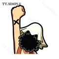 TT Car Sticker for ONE PIECE Car Stickers Anime Motorcycle Waterproof Car Accessoires Decal Graffiti Laptop Campervan Decals.