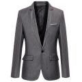 Fashion Male Suit Solid Color Long Sleeve Lapel Slims Blazer Suit Coat Outwear Plus Size Luxury Man Jacket Men Coat for Wedding. 