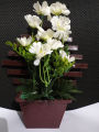 Artificial Flower Balcony Potted Plant Flowers Bouquet Wedding Home Garden Decor.