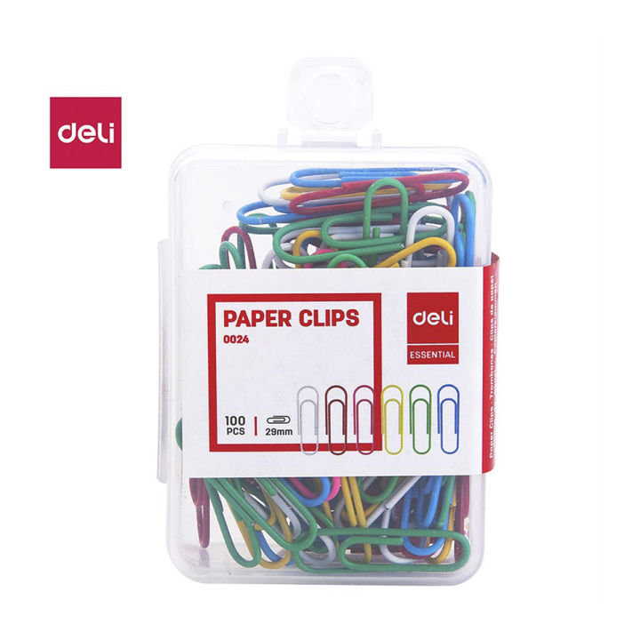 Deli%20E0024%20Color%20Paper%20Clip%20100%20pcs%20(Assorted)%20-%20Image%204