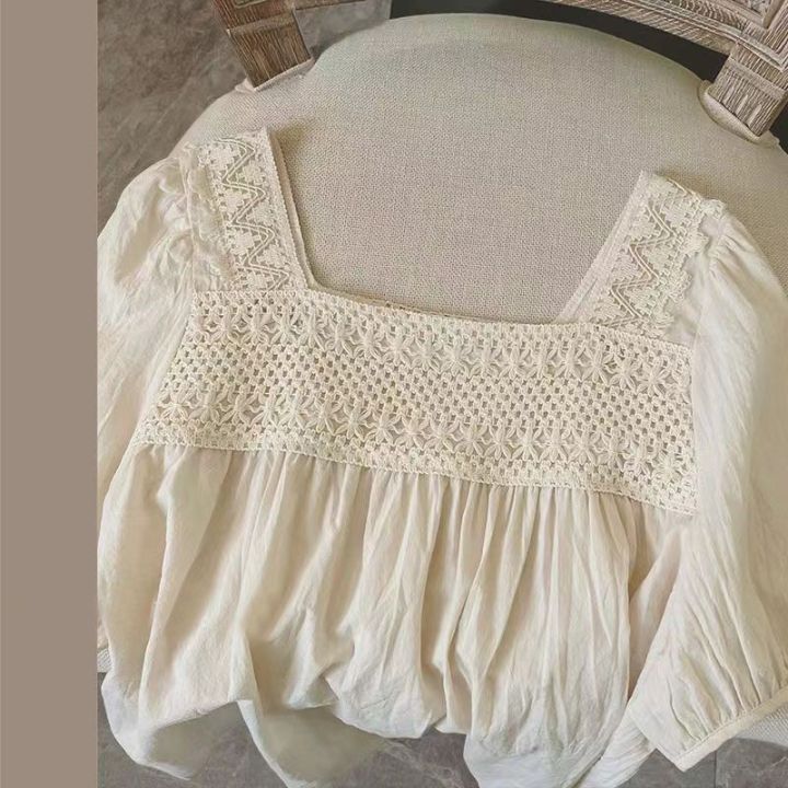Summer%20Short-Sleeved%20Maternity%20Top%20Shorts%20for%20Pregnant%20Women%20Khaki%20Loose%20Korean%20Style%20Hot%20Mom%20Style%20Maternity%20Clothes%20Two-Piece%20Set%20-%20Image%203