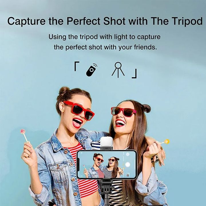 P20S%20Selfie%20Stick%20Foldable%20Mini%20Tripod%20with%20Fill%20Light%20Bluetooth%20Remote%20Control%20%20-%20%20Tripod%20Selfie%20Stick%20-%20Image%205