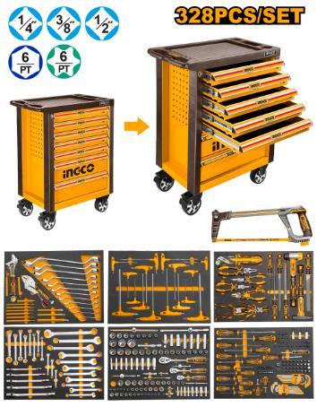 328 Pcs Tool Chest Set Ingco - Htcs273281