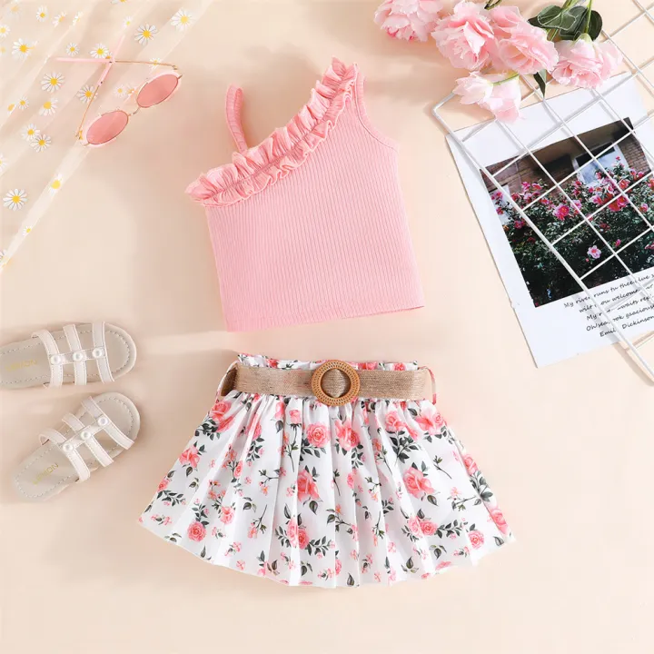 GC%20Baby%20Girls%20Outfits%20Ruffle%20Off%20Shoulder%20Crop%20Tops%20Floral%20Print%20Shorts%20Skirt%20Set%20Toddler%20Summer%20Clothes%20-%20Image%203