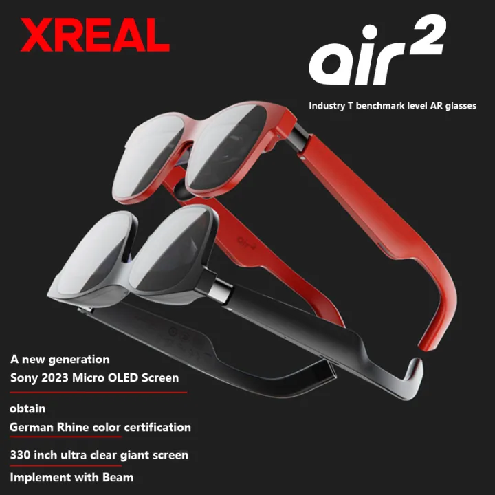 Xreal%20AIR2%20air%202%20Pro%20Smart%20AR%20glasses%20micro%20OLED%20screen%20120Hz%20high%20brush%20ultra%20light%20professional%20grade%20color%20accuracy%20Certifica%20-%20Image%202