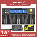 LiitoKala Lii-S12 S2 21700 9V Battery Charger LCD Display 12 Trough For 1.2V 3.8V 3.2V 3.7V IMR NiMH/Cd 18650 26650 26700 AA AAA. 