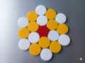 Carrom Board Coins - 4 M M Thake 5 M M Goti.