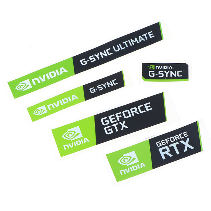 【Free Returns】 5PCS New NVIDIA GTX GEFORCE Desktop Label Decorative ...