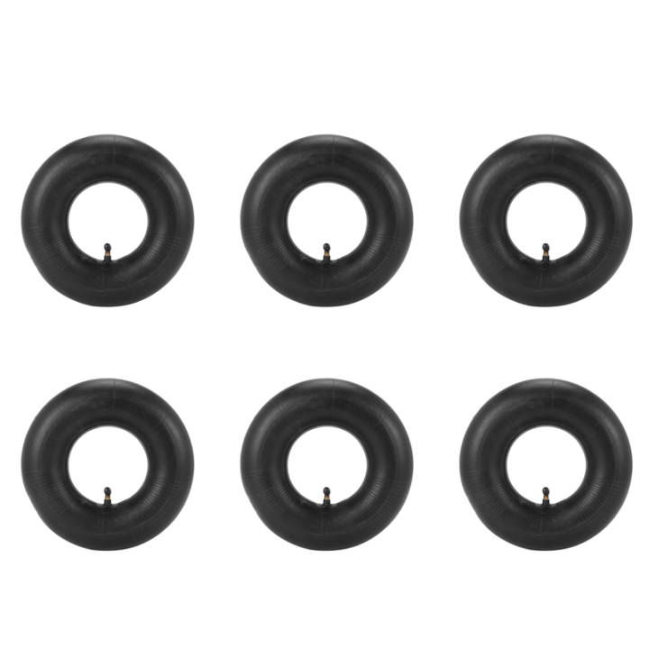4.10/3.50-4 410/350-4 Inner Tube Having TR87 Bent Valve Stem Substitute 10 Inch Tubes Lawn Mower Wheelbarrow Hand Truck Garden Wagon Go Kart Snow Blower Uti
