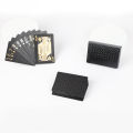 Gold Premium Poker Card Waterproof Plastic Foil Luxury Poker Card Playing Cards Game - Golden Silver Black PET Card Tash Play Card 54 Pcs Colourful.